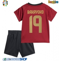Maglie da calcio Belgio Johan Bakayoko #19 Prima Maglia Bambino Europei 2024 Manica Corta (+ Pantaloni corti)